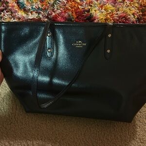 Black coach bag